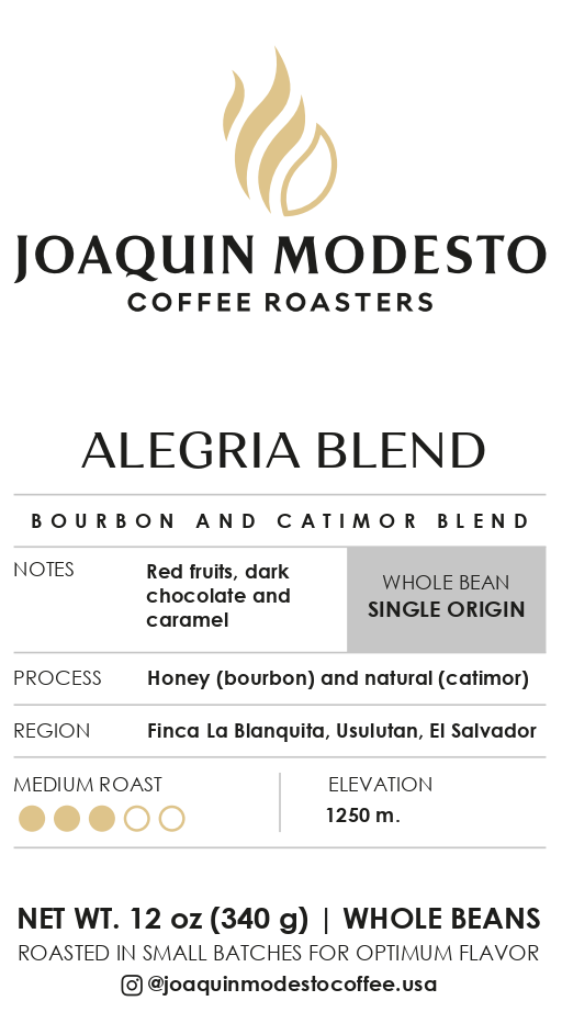 Alegria Blend | Medium Roast Bourbon & Catimor Blend